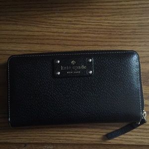 Kate Spade black wallet